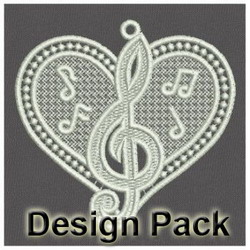 FSL Music Ornaments machine embroidery designs