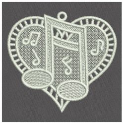 FSL Music Ornaments 12 machine embroidery designs