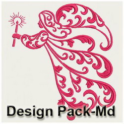 Damask Angels(Md) machine embroidery designs