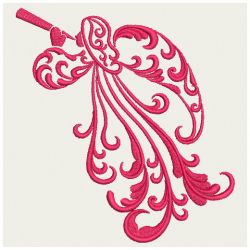 Damask Angels 02(Md) machine embroidery designs