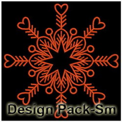 Snowflakes Quilt(Sm) machine embroidery designs