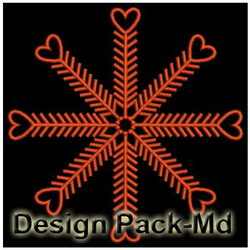 Snowflakes Quilt(Md) machine embroidery designs