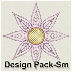 Fancy Flower Quilt(Sm) machine embroidery designs