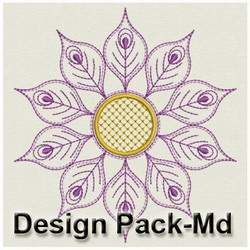 Fancy Flower Quilt(Md) machine embroidery designs