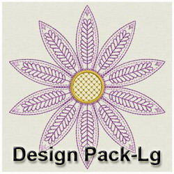 Fancy Flower Quilt(Lg) machine embroidery designs