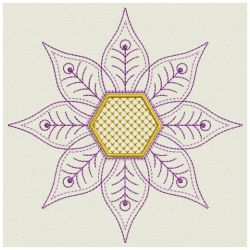 Fancy Flower Quilt 16(Sm) machine embroidery designs