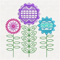 Fancy Flowers 05(Md) machine embroidery designs