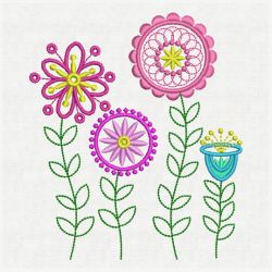Fancy Flowers 09(Sm) machine embroidery designs