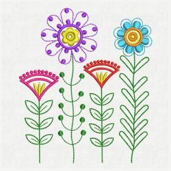Fancy Flowers 12(Md) machine embroidery designs