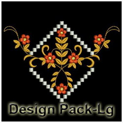 Heirloom Flowers(Lg) machine embroidery designs