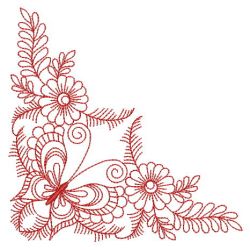 Butterfly Redowrk Corner 02(Md) machine embroidery designs