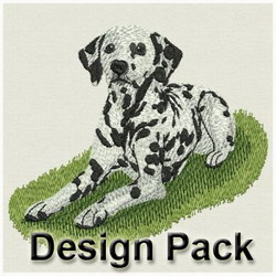 Dalmatians machine embroidery designs