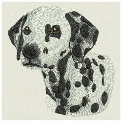 Dalmatians 01 machine embroidery designs