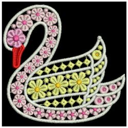 FSL Fancy Swans 02 machine embroidery designs