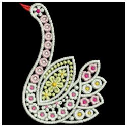 FSL Fancy Swans 06 machine embroidery designs