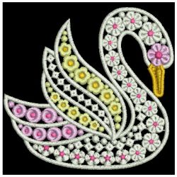 FSL Fancy Swans 07 machine embroidery designs