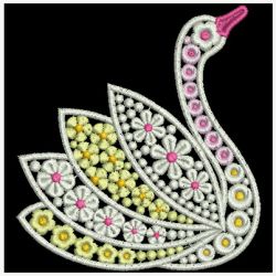 FSL Fancy Swans 08 machine embroidery designs