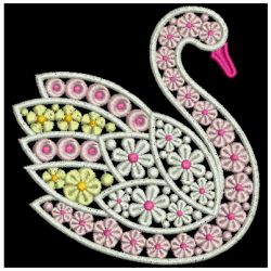 FSL Fancy Swans 09 machine embroidery designs