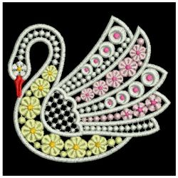 FSL Fancy Swans 10 machine embroidery designs