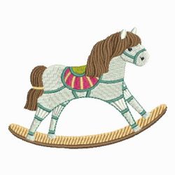 Rocking Horse 02 machine embroidery designs