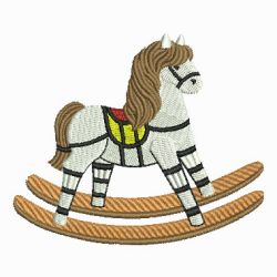 Rocking Horse 03 machine embroidery designs