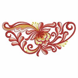 Heirloom Dream Flower Border 08 machine embroidery designs