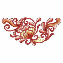 Heirloom Dream Flower Border 09 machine embroidery designs