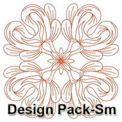 Symmetry Redwork(Sm) machine embroidery designs