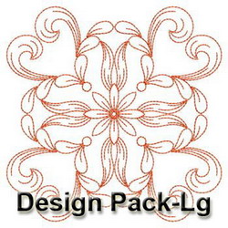 Symmetry Redwork(Lg) machine embroidery designs