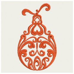 Christmas Ornament Damask 03