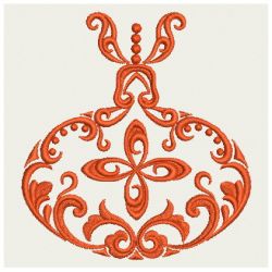Christmas Ornament Damask 04