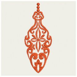 Christmas Ornament Damask 07