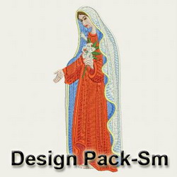 Virgin Mary(Sm) machine embroidery designs