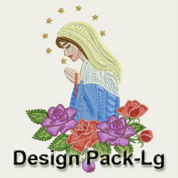 Virgin Mary(Lg) machine embroidery designs