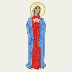 Virgin Mary 01(Md) machine embroidery designs