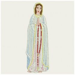 Virgin Mary 04(Lg) machine embroidery designs