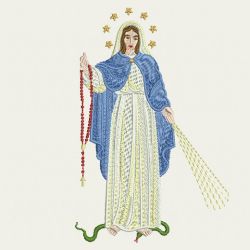 Virgin Mary 05(Lg) machine embroidery designs