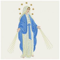 Virgin Mary 09(Sm) machine embroidery designs