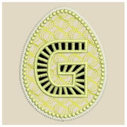 Easter Alphatbet Cutwork 07 machine embroidery designs