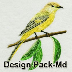 Long Tailed Minivet 1(Md) machine embroidery designs