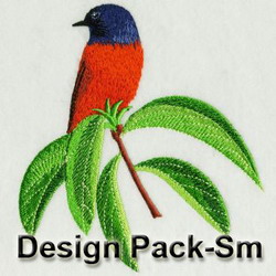 Long Tailed Minivet 2(Sm) machine embroidery designs