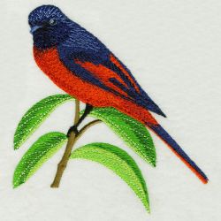 Long Tailed Minivet 2 02(Sm) machine embroidery designs