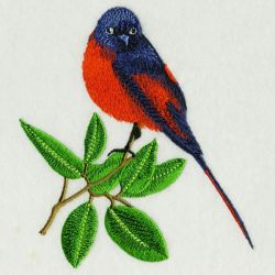 Long Tailed Minivet 2 04(Md) machine embroidery designs