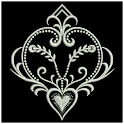 Heirloom Heart Decor 06(Sm) machine embroidery designs