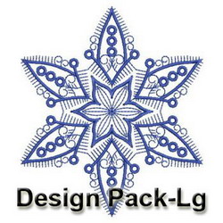 Artistic Snowflake Quilt(Lg) machine embroidery designs