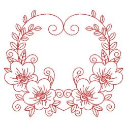 Redwork Flowers 04(Md)