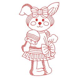 Redwork Bunny 05(Sm) machine embroidery designs