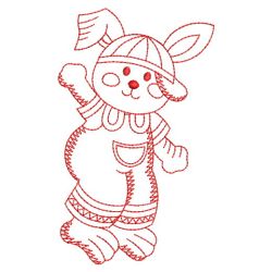 Redwork Bunny 06(Lg) machine embroidery designs