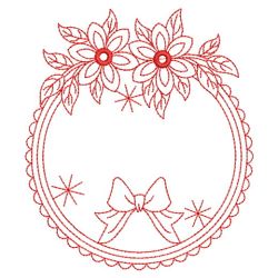 Redwork Floral 06(Lg) machine embroidery designs