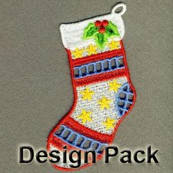 FSL Christmas Stocking machine embroidery designs